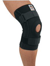 Ergodyne ProFlex 620 Knee Sleeve w/ Open Patella/Spiral Stays, Black, Size Small
