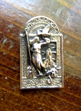 The Morrigan Bronze Celtic Medieval Pagan Deity Gold Pendant Jewelry