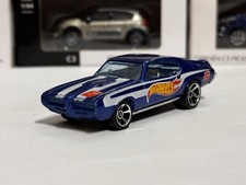 Hot Wheels Mainlines - Pontiac GTO ‘The Judge’ BLUE 1/64 - Playworn