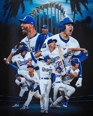 2024 Los Angeles Dodgers 8x10 world series champions team photo | eBay