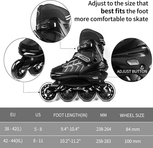 Inline Hockey Skates for Men and Women, High Performance Blade Roller Skates - Picture 7 of 7