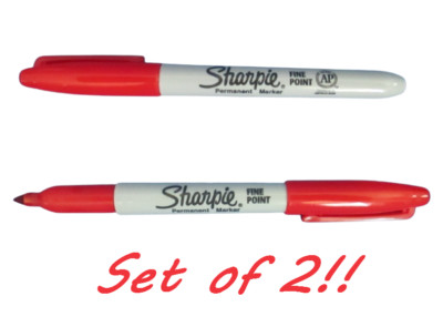Sharpie Fine Point Permanent Marker Red 30052