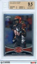 POP 1: Marvin Jones Jr RC BGS 9.5: 2012 Topps Chrome Rookie Card Gisto #194