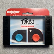 Kontrol Freek Switch Joy Con Controller Performance Grip Turbo Blue Red (2pc)NEW