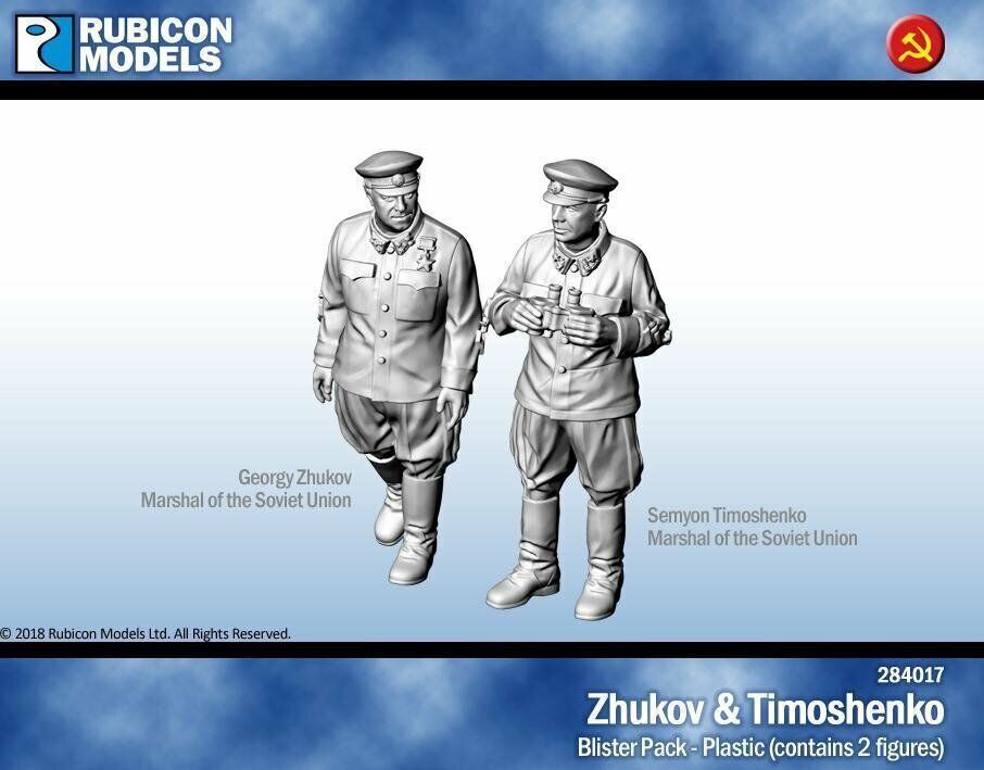 Zuhkov & Timoshenko (1/56 scale 28mm) Wargaming Rubicon RU-284017