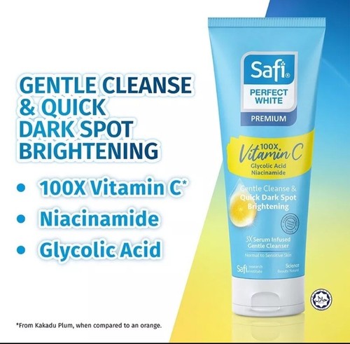 SAFI 3X Serum Infused Gentle Cleanser 100g x5 Tubes - Picture 2 of 3