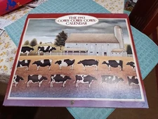 The Lang Companies, Cows Cows Cows Vintage1993 Wall Calendar Lowell Herrero Art
