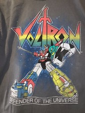 Y2K VOLTRON DEFENDER OF THE UNIVERSE LARGE MENS SHIRT