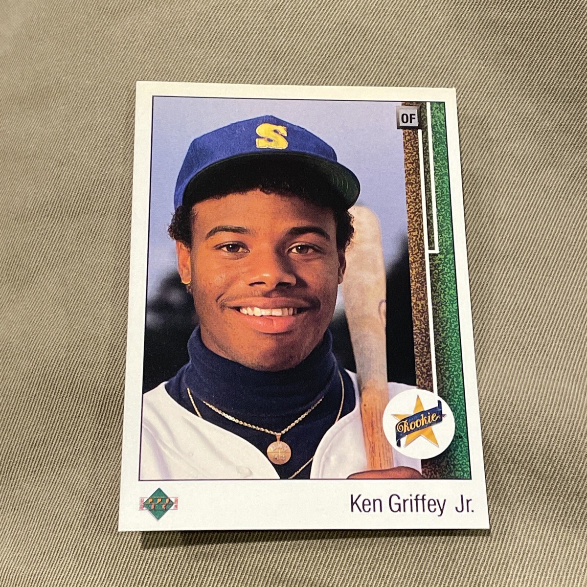 Error Card 1989 Upper Deck Ken Griffey Jr. Rookie Card #1
