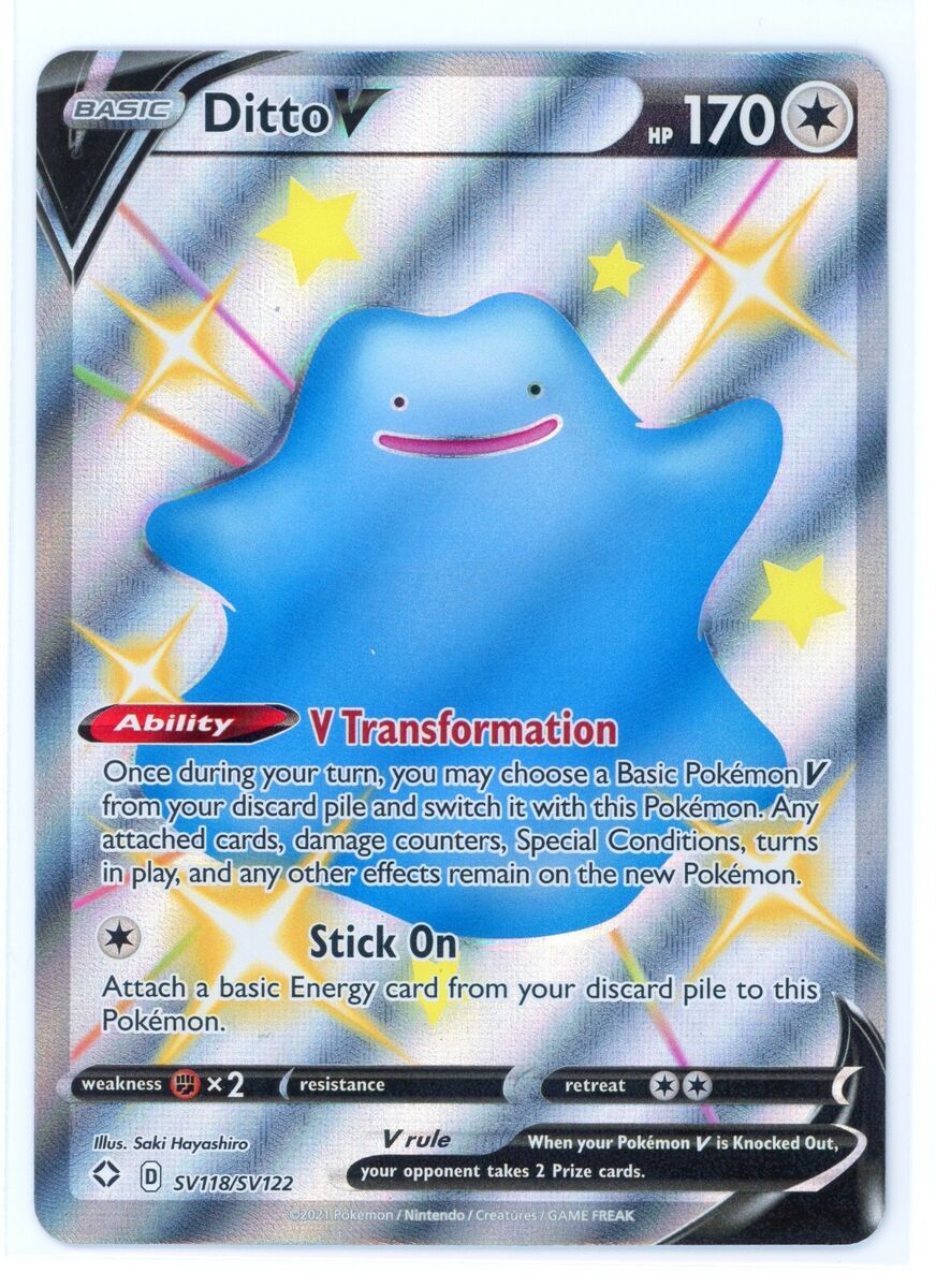 Pokemon Shining Fates Ditto V #50