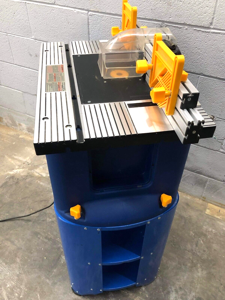 CENTRAL MACHINERY ROUTER W/ FULL SIZE TABLE ITEM # 91130 120V 60HZ ...
