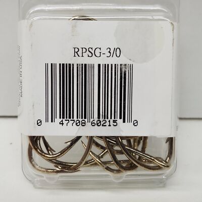Eagle Claw Plain Shank Hook - Bronze - #3/0 - Pack of 10