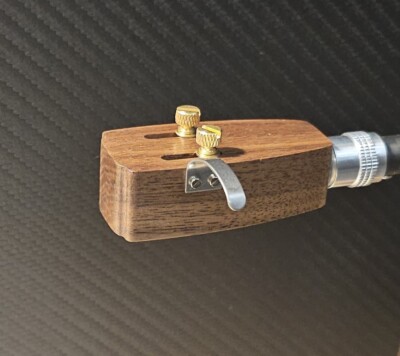 Custom-Made Wood Headshell for Ortofon RMG 309 eff. length/overhang adjustment