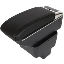 Mittelarmlehne Armlehne Leder Bezug Schwarz KOMPLETT für Mazda 2 DL ab 2015-
