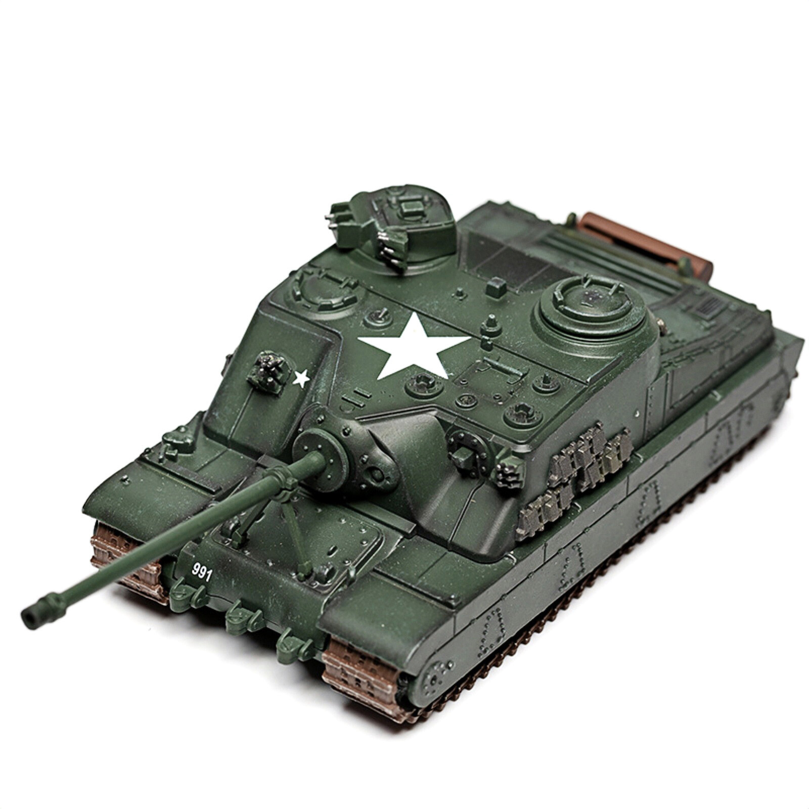 High Quality 14cm Diecast Alloy 1/72 WWII British Army A39 Tortoise Tank Model