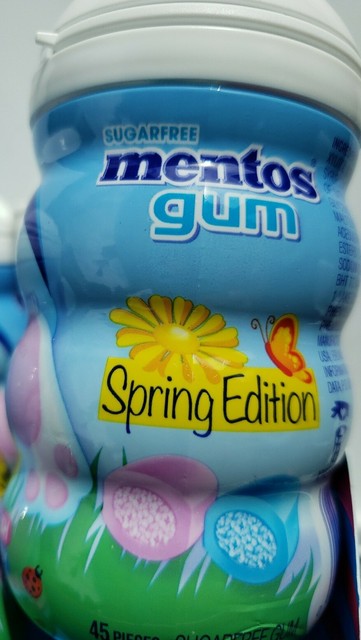 mentos gum bubble fresh cotton candy sugar free