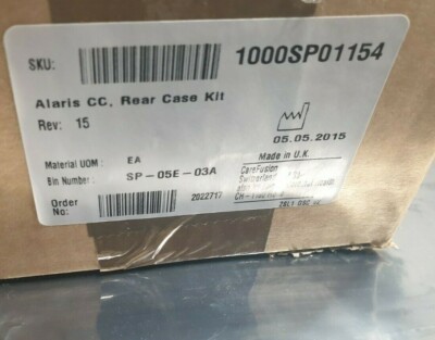 ALARIS 1000SP01154 CC REAR CASE KIT REV  15 (R4S10.5B2)