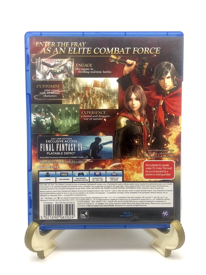 Final Fantasy Type-0 HD Playstation 4 PS4  - Image 2 of 4
