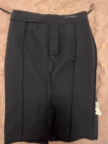 Atmosphere/primark Navy Blue Pencil Skirt Size 10 - Picture 5 of 5