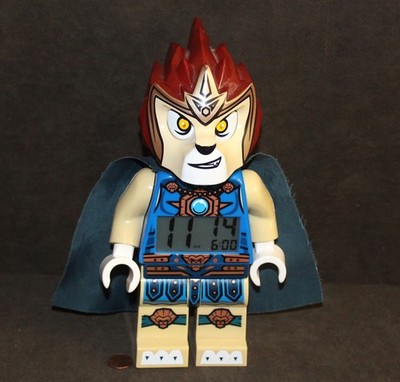 LEGO Legends of Chima Laval Mini-figure Alarm Clock Snooze & Backlight Functions