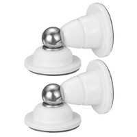"2Er-Set 3\\\" Magnet-TüRstopper FüR Diy, Silikon Mit Klebepad, Weiß"