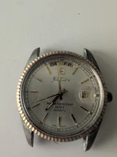 Elgin Mans Watch For Parts, Water Resistant