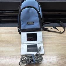 Nintendo DS Lite (White) USG-001 OEM Handheld Console Tested W/ Charger H