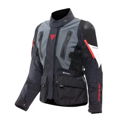 Veste Moto Femme Dainese Carve Master 4 Ebony Black Touring Protection Goretex - Photo 1/4