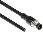3.5 cavo dell'audio del connettore di Jack della spina di 1/8mm per la cuffia spina maschio di 3.5mm all'estremità aperta nuda del cavo TRS 3 poli Stereo