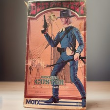 Vintage Marx West Best Of The West General Custer with Box  Accessories 1967