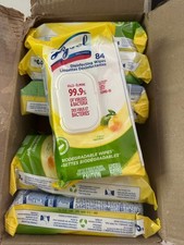 LYSOL Disinfecting Wipes - Citrus Flatpack 84 ct. Pack of 6 NEW 