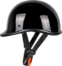 Vintage Motorcycle Half Helmet - Lightweight Low Profile Open-Face Half-Face Hel