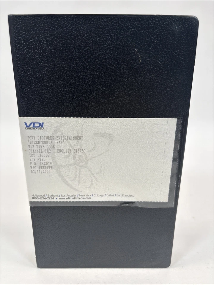 *Rare* Bicentennial Man (2000 VHS Tape) Screener Screening Demo Critic Copy,Sony - Image 2 of 4