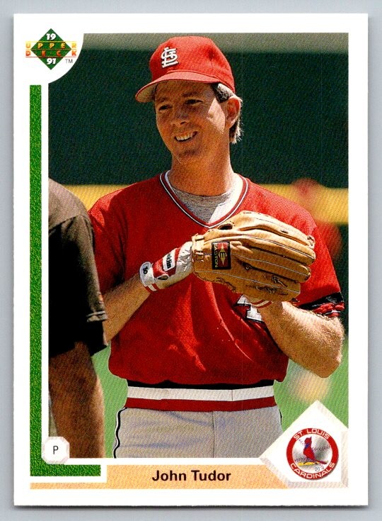 1991 Upper Deck John Tudor #329b St. Louis Cardinals