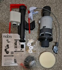Nabis 1.5" & 2" INCH Toilet Flush Valve Syphon Dual Flush filling valve Wirquin