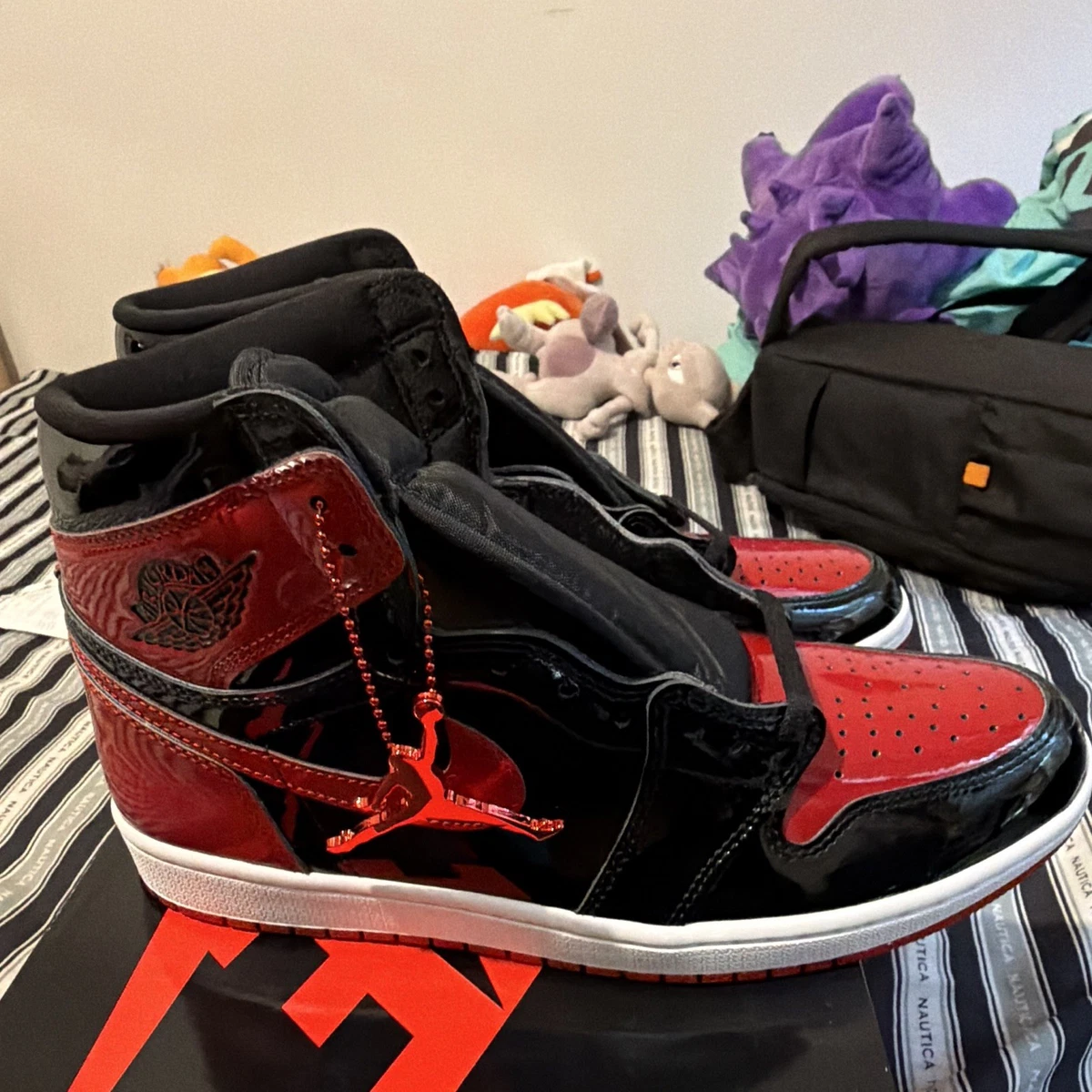 Jordan 1 Retro OG High Black Gym Red for Sale - Authenticity