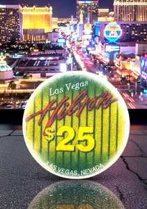 Las Vegas Hilton Casino Las Vegas Nevada $25 Chip 1994