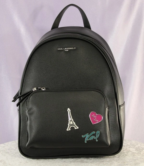 Karl Lagerfeld Backpack Black Bags & Handbags for Women for  display picture 2