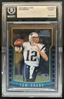 2000 Bowman Chrome Tom Brady Rookie RC #236 Patriots BGS Auth Altered