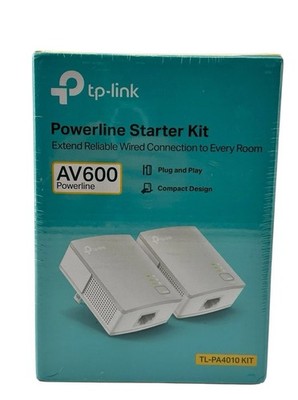 TP-Link AV600 Powerline Starter Kit TL-PA4010 KIT - Brand New Sealed In Box