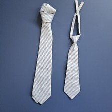 Gymboree Easter Dad Son Boy Matching Ties stripe light blue club line