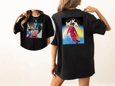 Mika Music Tour 2026 Unisex T-Shirt, Spining Out Rock Musik Bunt Streetwear