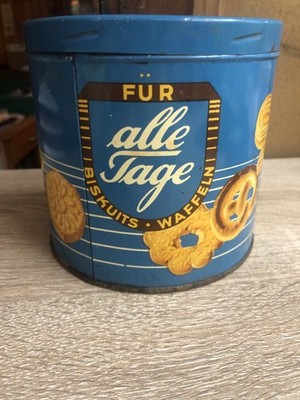 Brandt Alte Dose um 1950 TOP Keksdose Fifties KULT
