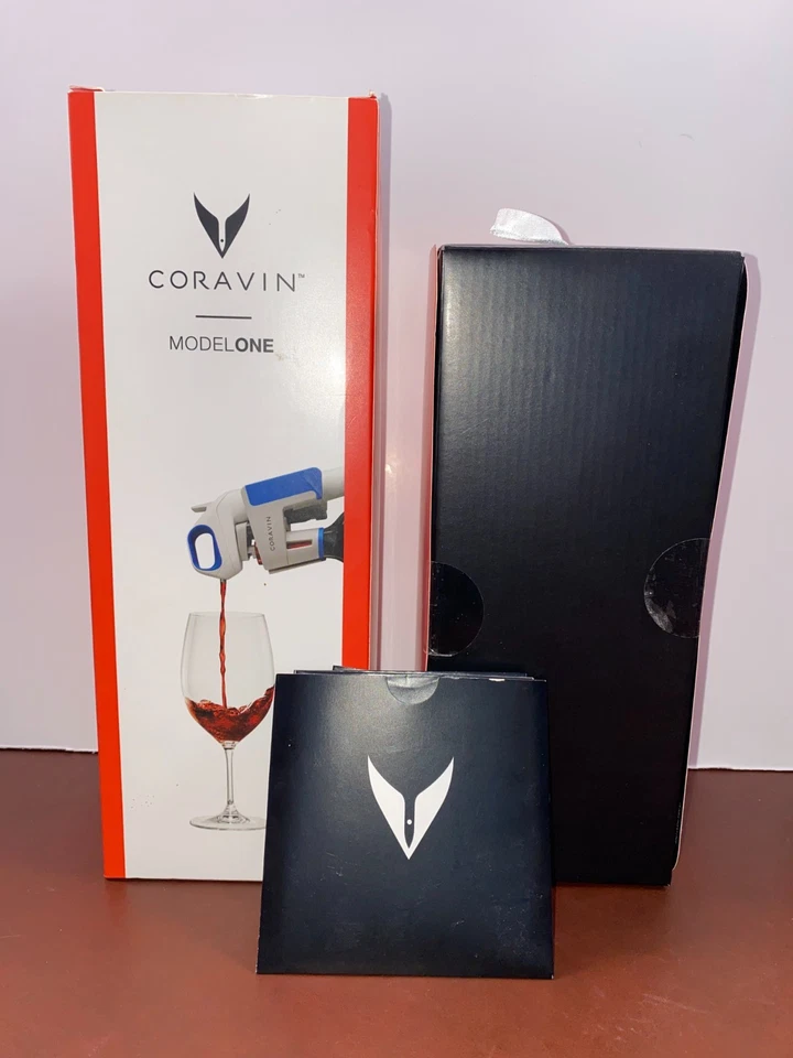 Sistema de Conservación de Vinos Coravin Modelo Uno + 3 Cartuchos CAJA ABIERTA con Aireador Foto 2 de 4