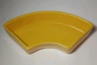 1936 RARE OLD VINTAGE FIESTA RELISH TRAY INSERT VINTAGE YELLOW FIESTA FIESTAWARE