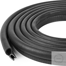 Automotive Door Weather Stripping 10Ft Car Door Rubber Edge Trim Seal Strip Gask