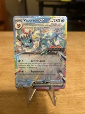 Pokémon TCG Prismatic Evolutions Vaporeon EX Stamped Promo Card 023/131
