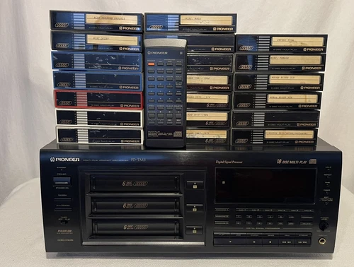Pioneer PD TM3 18 Multi Play Compact Disc CD Player Changer with Triple Magazine - Imagen 1 de 24