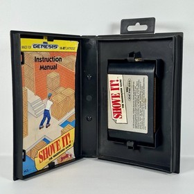 Shove It The Warehouse Game CIB (Sega Genesis, 1990) Complete - Tested Working!