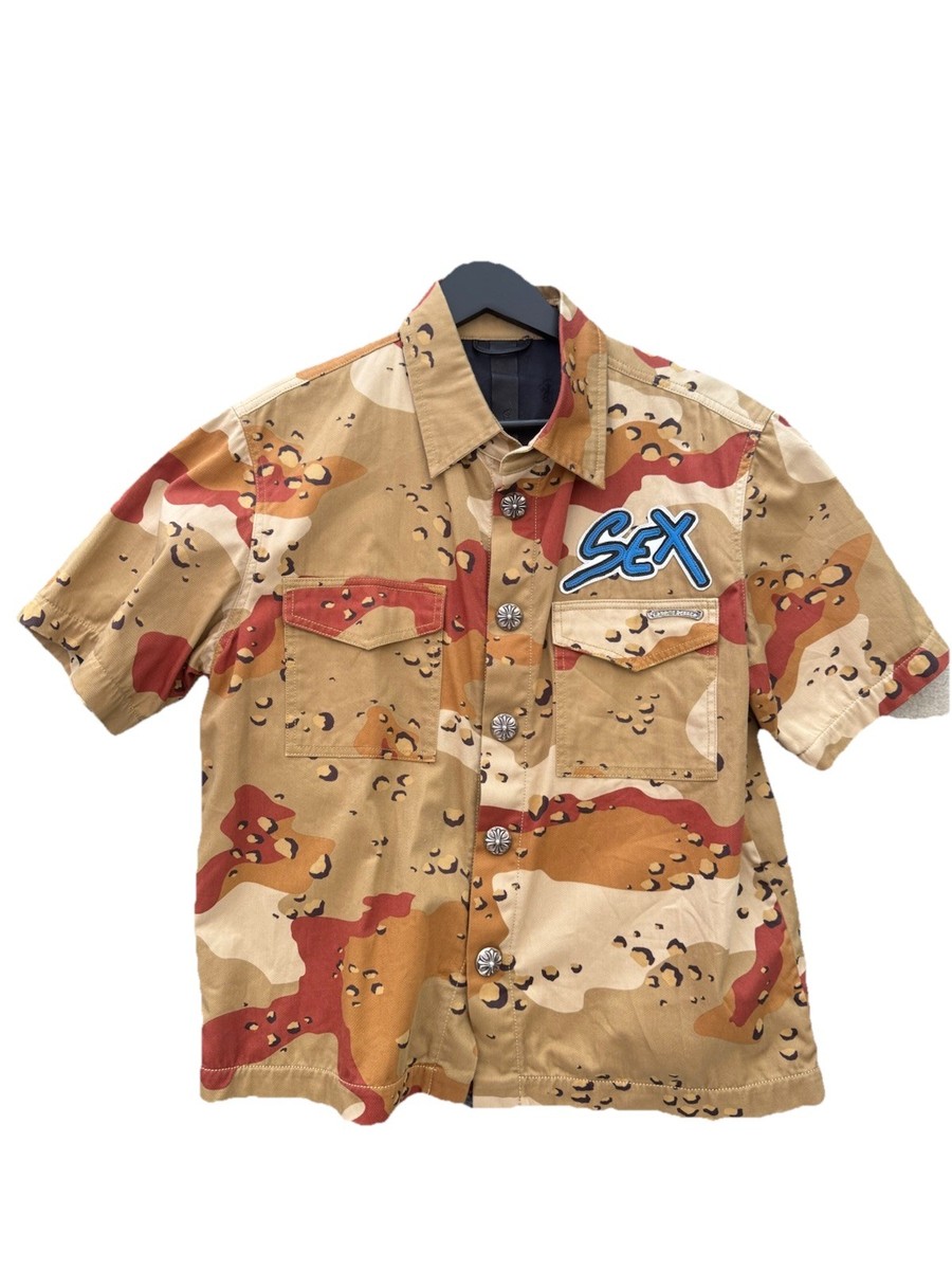 CHROME HEARTS X Matty Boy Sex Records Short Sleeve Button Up Shirt